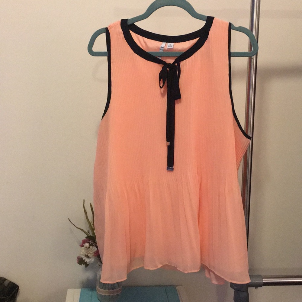 Tie top blouse